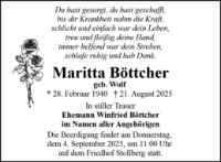 eine Anzeige